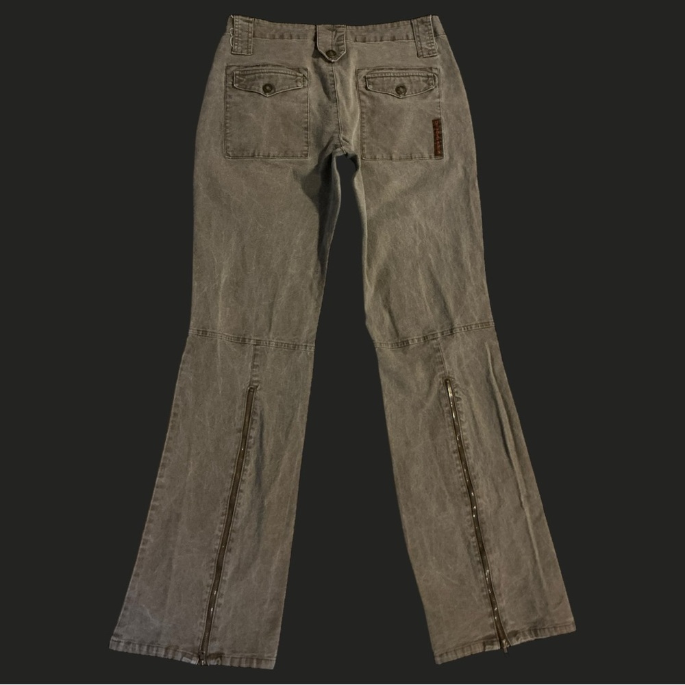 U.S. Polo Assn. Brown Utility Flare Jeans for Women